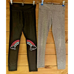Justice Lot of Two Girl Leggings Size 10